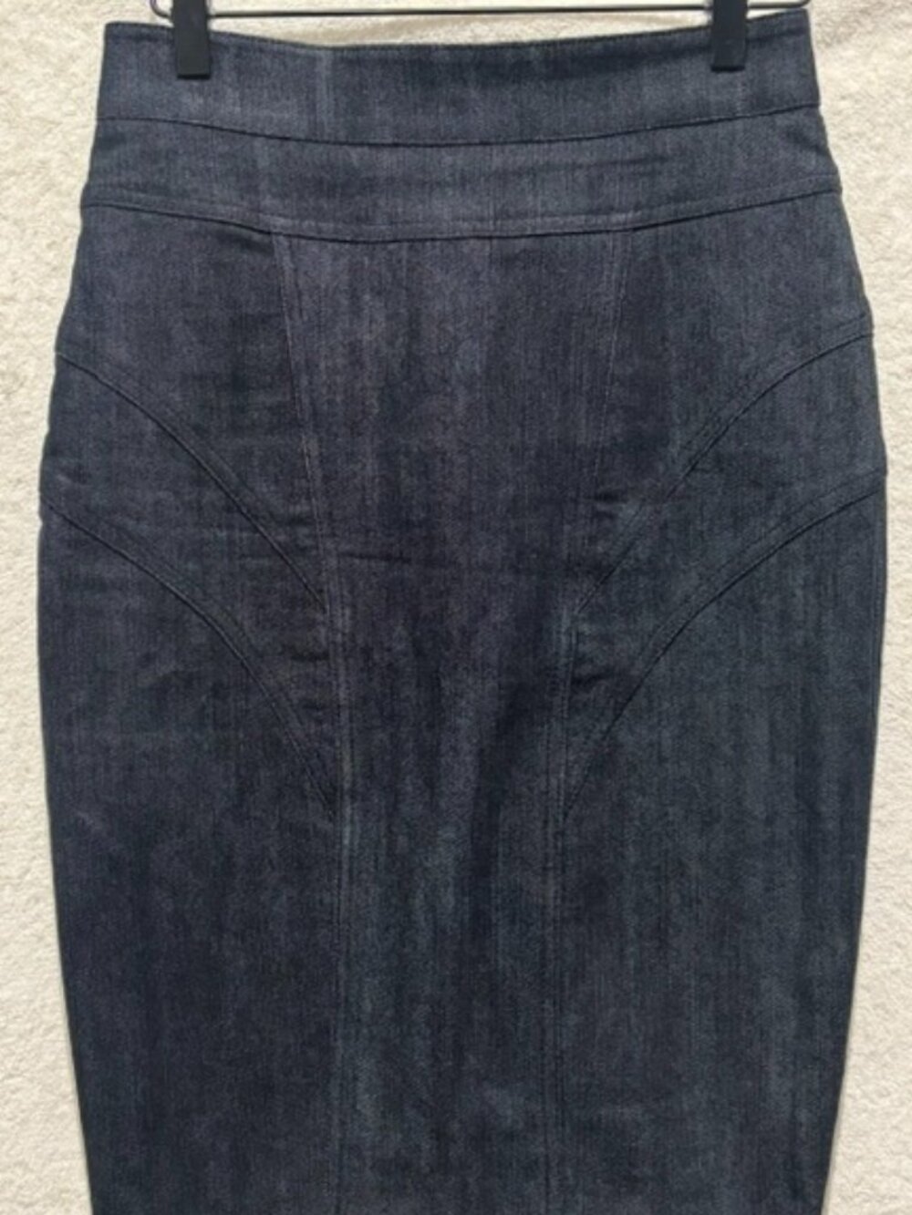 Dark Wash A-Line Jean Skirt with Back Zipper - Size 2